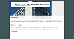 Desktop Screenshot of berkeleytownhouse.com